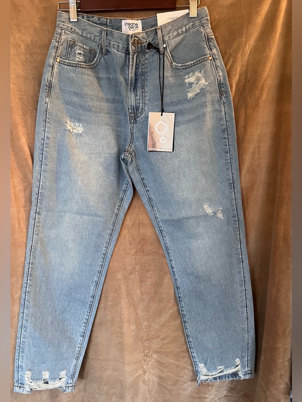 Insane gene high rise tapered jean size 7/27